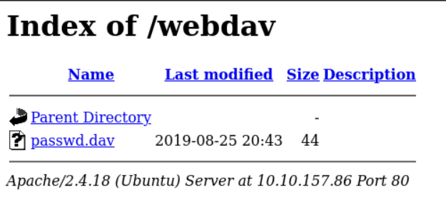 Accès à Webdav