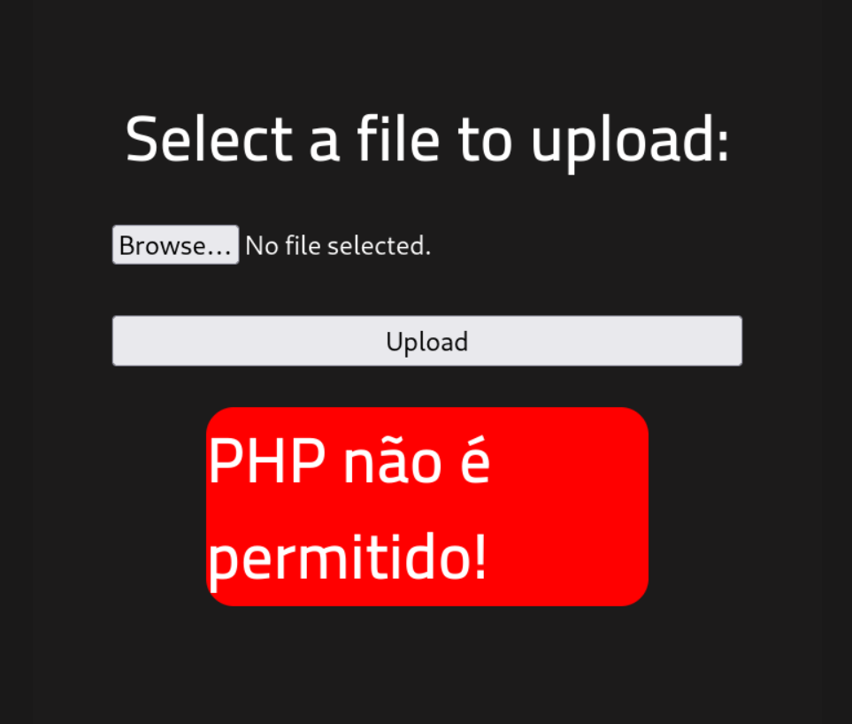 Upload de fichiers PHP interdit