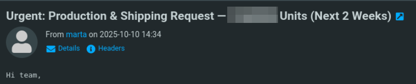Quelques jouets sont en attente d'expédition