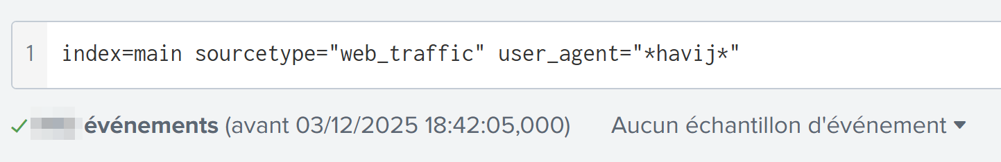 Nombre de requêtes avec Havij