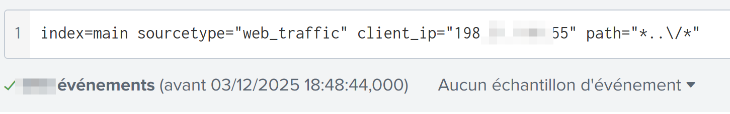 Tentatives de path traversal