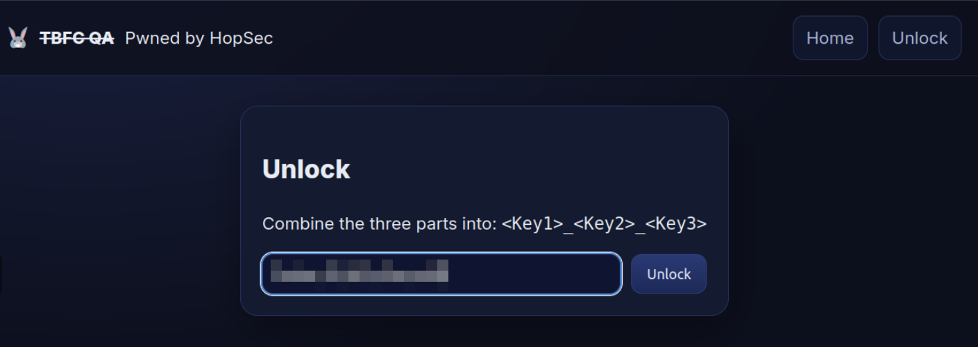 Déverouillage de l'accès à la console