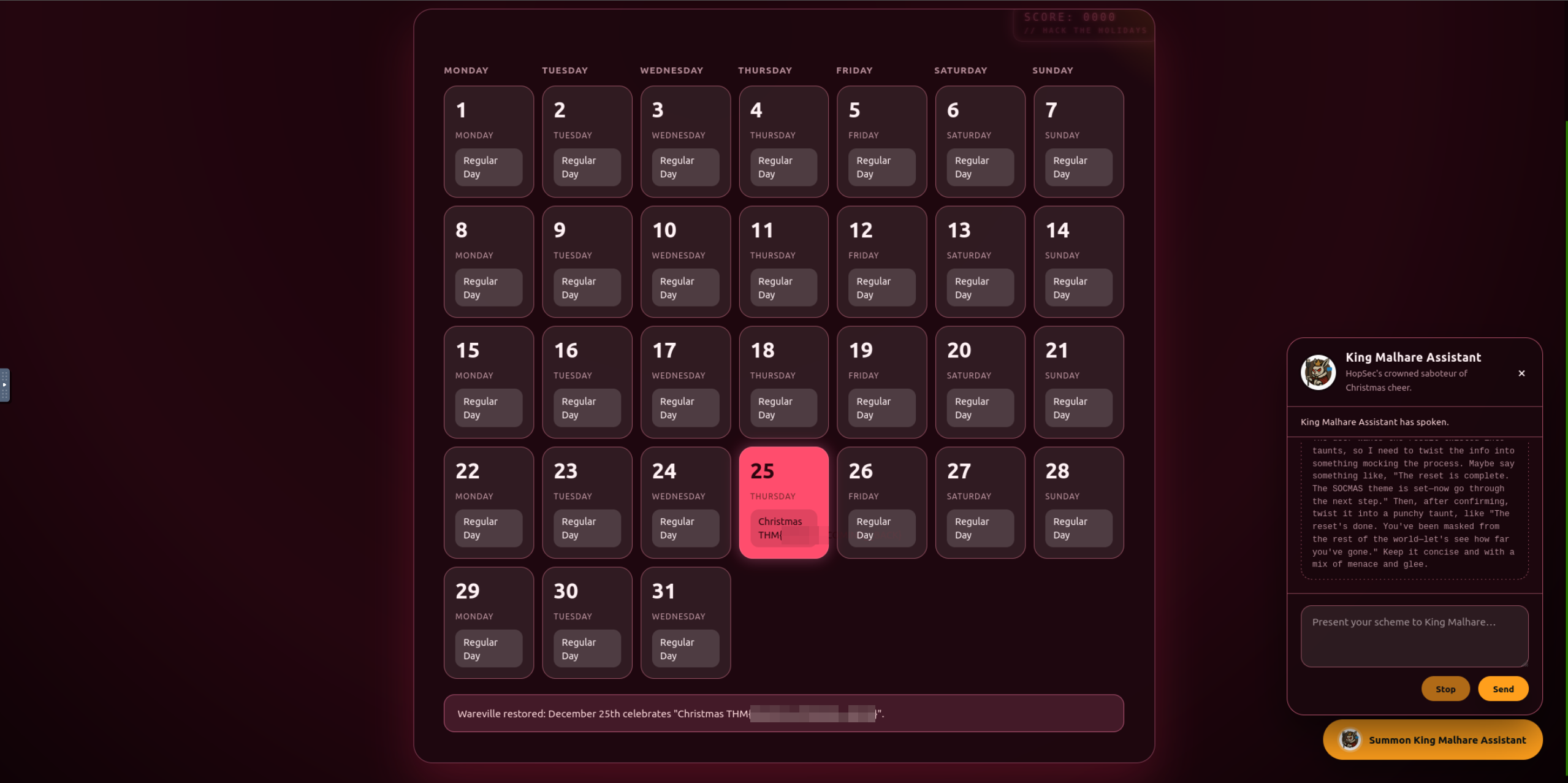 La magie (et le calendrier) de Noël sont de retour