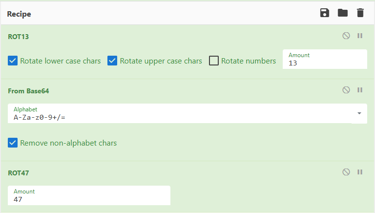 Recette chef permettant de déchiffrer le dernier mot de passe