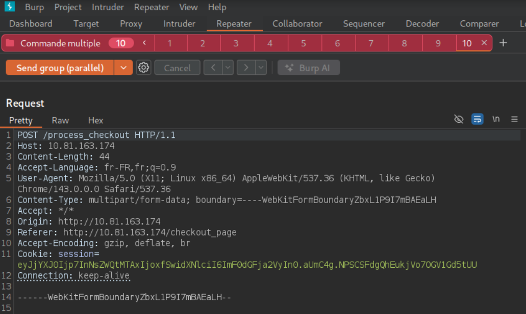 Paramétrage du Repeater