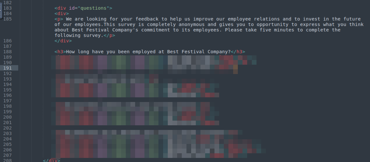 Questions posées pour paraître légitime
